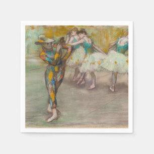 Edgar Degas - Harlekin-Tanz Serviette