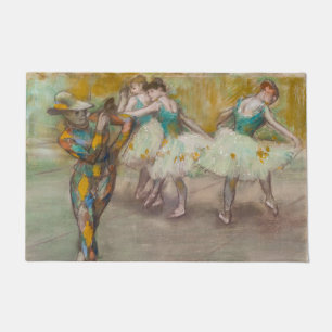 Edgar Degas - Harlequin Dance Fußmatte