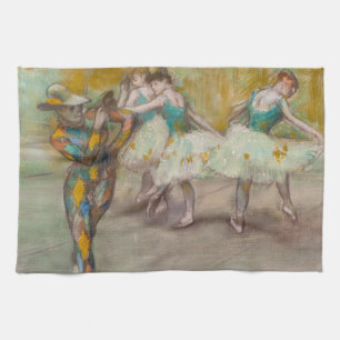 Edgar Degas - Harlequin Dance Geschirrtuch