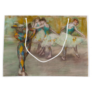 Edgar Degas - Harlequin Dance Große Geschenktüte