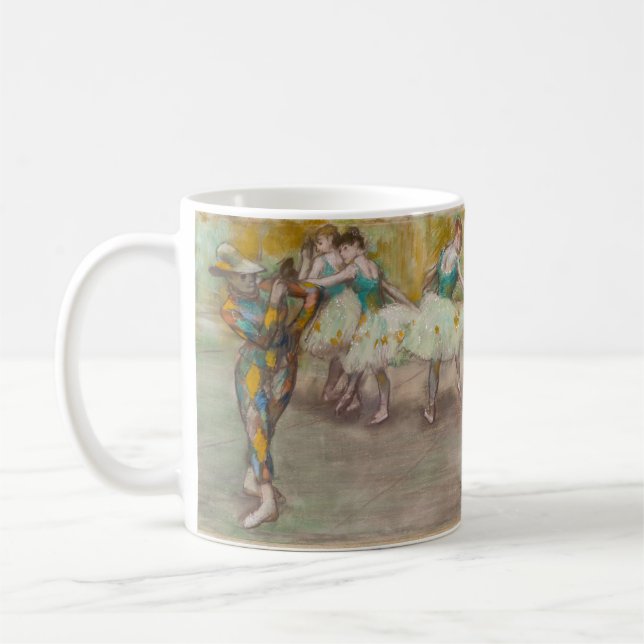 Edgar Degas - Harlequin Dance Kaffeetasse (Links)