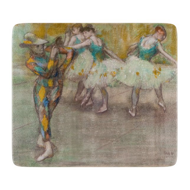 Edgar Degas - Harlequin Dance Schneidebrett (Vorderseite)
