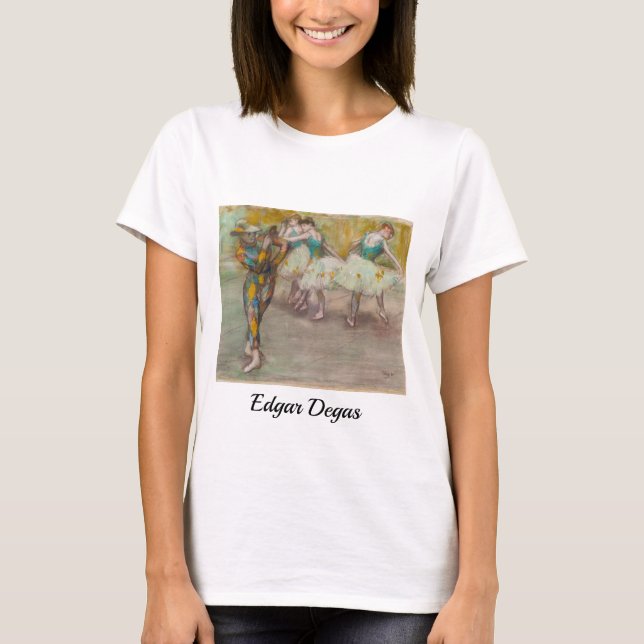 Edgar Degas - Harlequin Dance T-Shirt (Vorderseite)