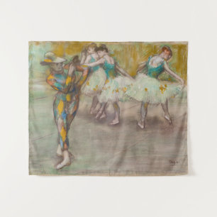 Edgar Degas - Harlequin Dance Wandteppich