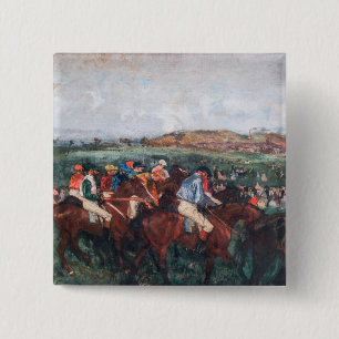 Edgar Degas - Herrenrennen Button