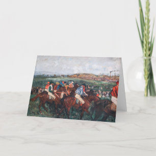 Edgar Degas - Herrenrennen Karte