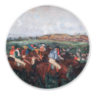 Edgar Degas - Herrenrennen Keramikknauf