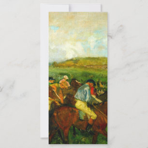 Edgar Degas Horseback Riding Card