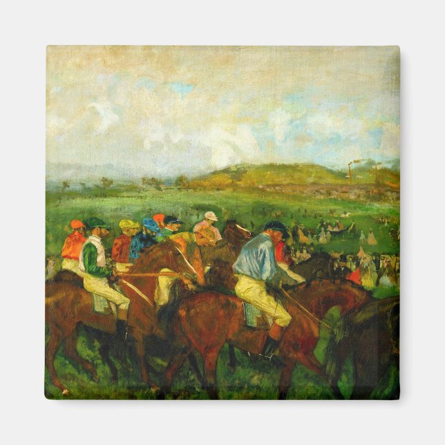 Edgar Degas Horseback Riding Magnet (Vorne)