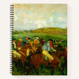 Edgar Degas Horseback Riding Notizbuch