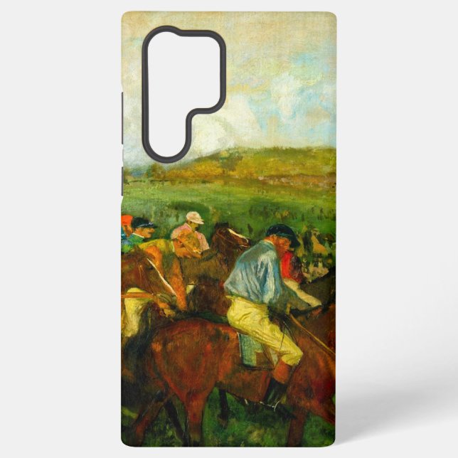 Edgar Degas Horseback Riding Samsung Galaxy Hülle (Rückseite)