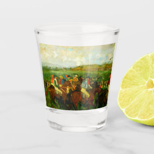 Edgar Degas Horseback Riding Schnapsglas