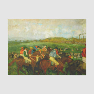 Edgar Degas Horseback Riding Seidenpapier