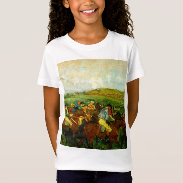 Edgar Degas Horseback Riding T-Shirt (Vorderseite)