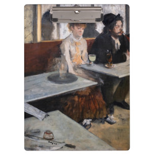 Edgar Degas - Im Café / The Absinthe Klemmbrett