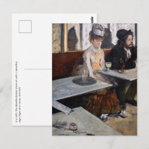 Edgar Degas - Im Café / The Absinthe Postkarte