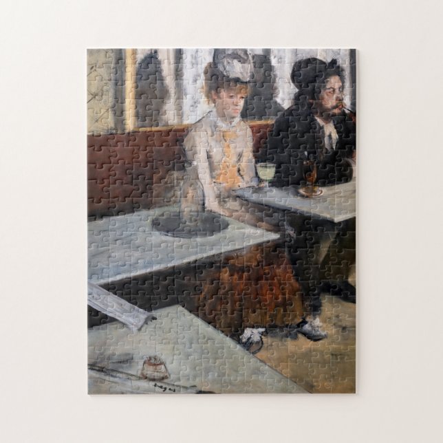 Edgar Degas - Im Café / The Absinthe Puzzle (Vertikal)