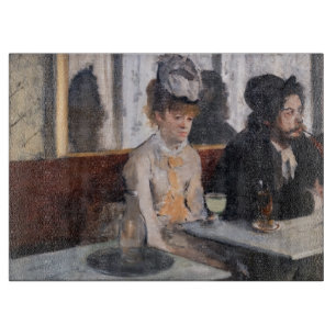 Edgar Degas - Im Café / The Absinthe Schneidebrett