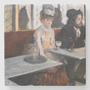 Edgar Degas - In einem Café / Das Absinthglas Steinuntersetzer