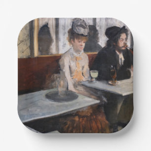 Edgar Degas - In einem Café / Der Absinth Pappteller