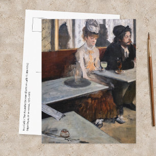 Edgar Degas - In einem Café / Der Absinth Postkarte