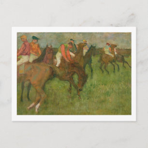 Edgar Degas   Jockeys, 1886-1990 Postkarte