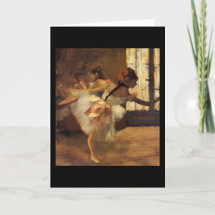 Edgar Degas La Répétition De Danse Karte
