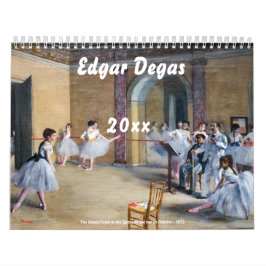 Edgar Degas Masterpiece Selection Kalender