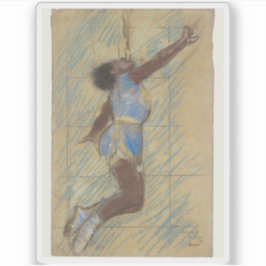 Edgar Degas - Miss Lala beim Fernando Circus Aufkleber