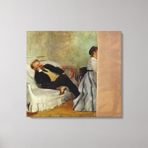 Edgar Degas Monsieur und Madame Edouard Manet Leinwanddruck