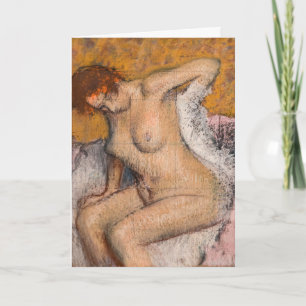 Edgar Degas - Nach dem Bad Karte