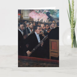 Edgar Degas - Orchester an der Oper Karte