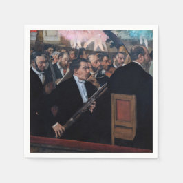 Edgar Degas - Orchester an der Oper Serviette