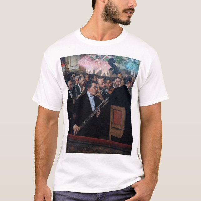 Edgar Degas - Orchester an der Oper T-Shirt (Vorderseite)