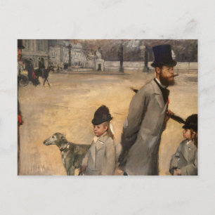 Edgar Degas   Place de la Concorde, 1875 Postkarte
