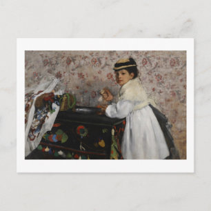 Edgar Degas   Portrait von Mlle Hortense Valpin � Postkarte