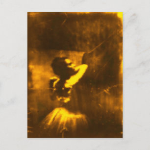Edgar Degas Postcard mit Golden Ballet Dancer Postkarte