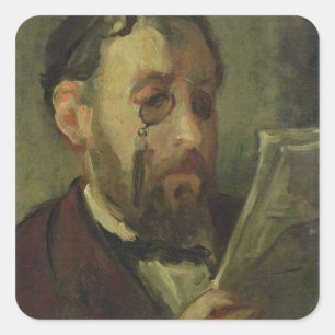 Edgar Degas Quadratischer Aufkleber