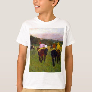 Edgar Degas Race Pferde in Longchamp T-Shirt