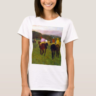 Edgar Degas Race Pferde in Longchamp T-Shirt
