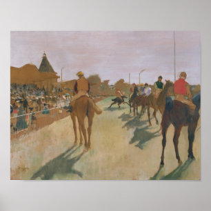 Edgar Degas   Reitpferde vor den Ständen Poster