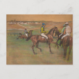 Edgar Degas - Rennpferde Postkarte