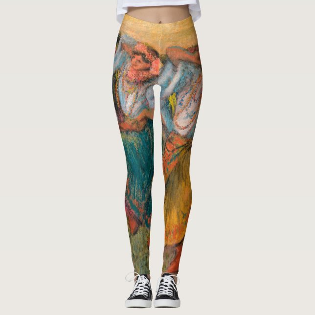 Edgar Degas Russische Tänzer Leggings (Vorderseite)