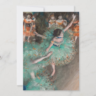Edgar Degas - Schwankende Tänzerin / Tänzerin in G Einladung