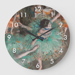 Edgar Degas - Schwankende Tänzerin / Tänzerin in G Große Wanduhr