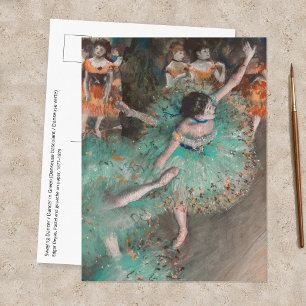 Edgar Degas - Schwankende Tänzerin / Tänzerin in G Postkarte
