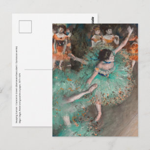 Edgar Degas - Schwankende Tänzerin / Tänzerin in G Postkarte