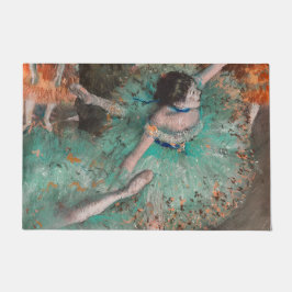 Edgar Degas - Schwuchender Tänzer / Tänzer in Grün Fußmatte