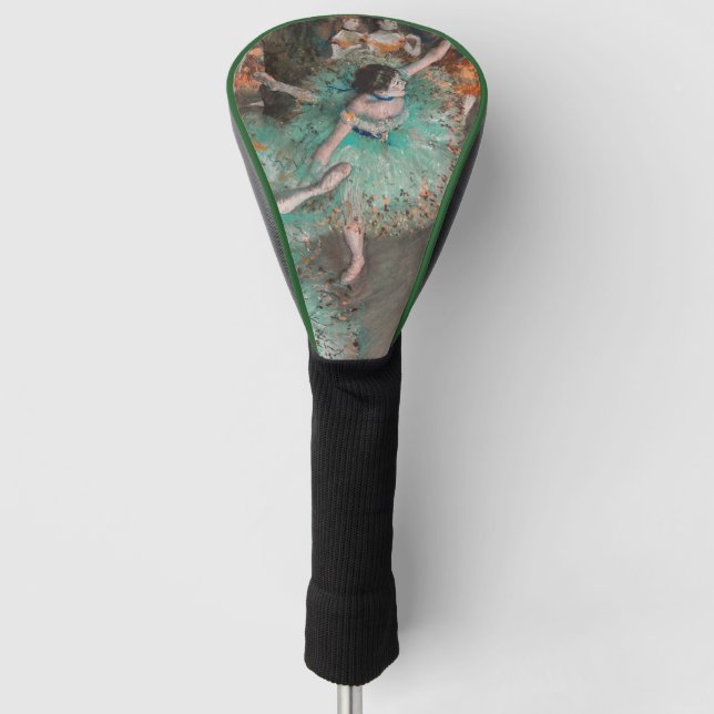 Edgar Degas - Schwuchender Tänzer / Tänzer in Grün Golf Headcover (Vorderseite)