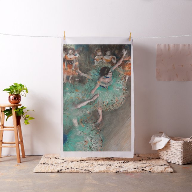 Edgar Degas - Schwuchender Tänzer / Tänzer in Grün Stoff (Beispiel)